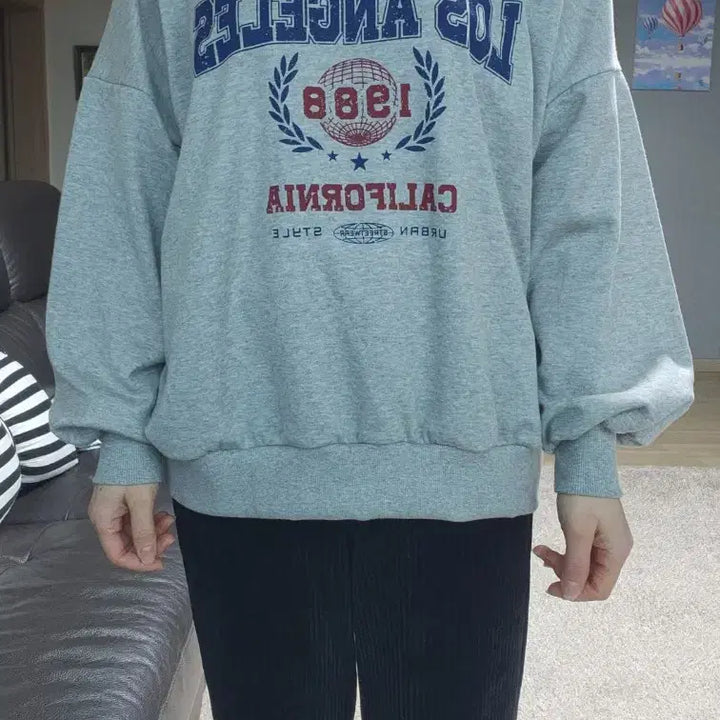 [BUNJANG] Oversized Fit Sweatshirt / 맨투맨