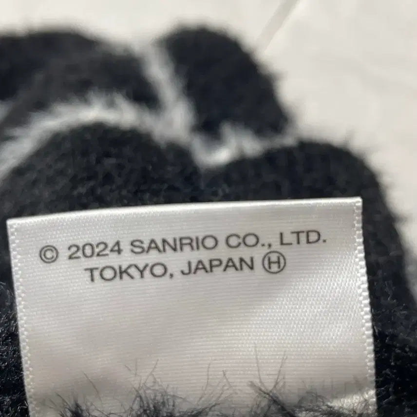 [BUNJANG] Ange Charme Kuromi Knit Cardigan / Ange Charme 산리오 쿠로미 니트 가디건