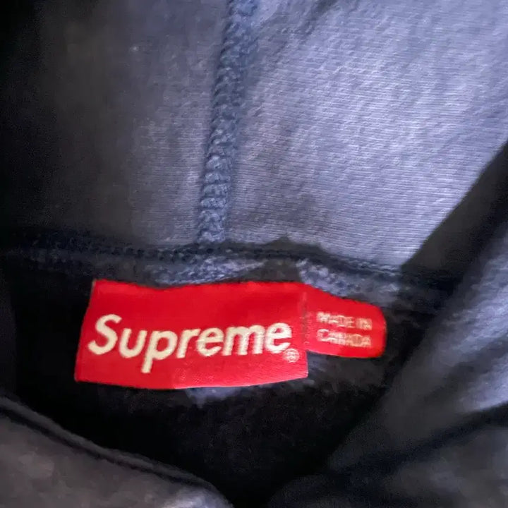 [BUNJANG] XXL Supreme Pearl Logo Hoodie Navy / [XXL] 21FW 슈프림 펄 로고 후드 스웨트셔츠 네이비