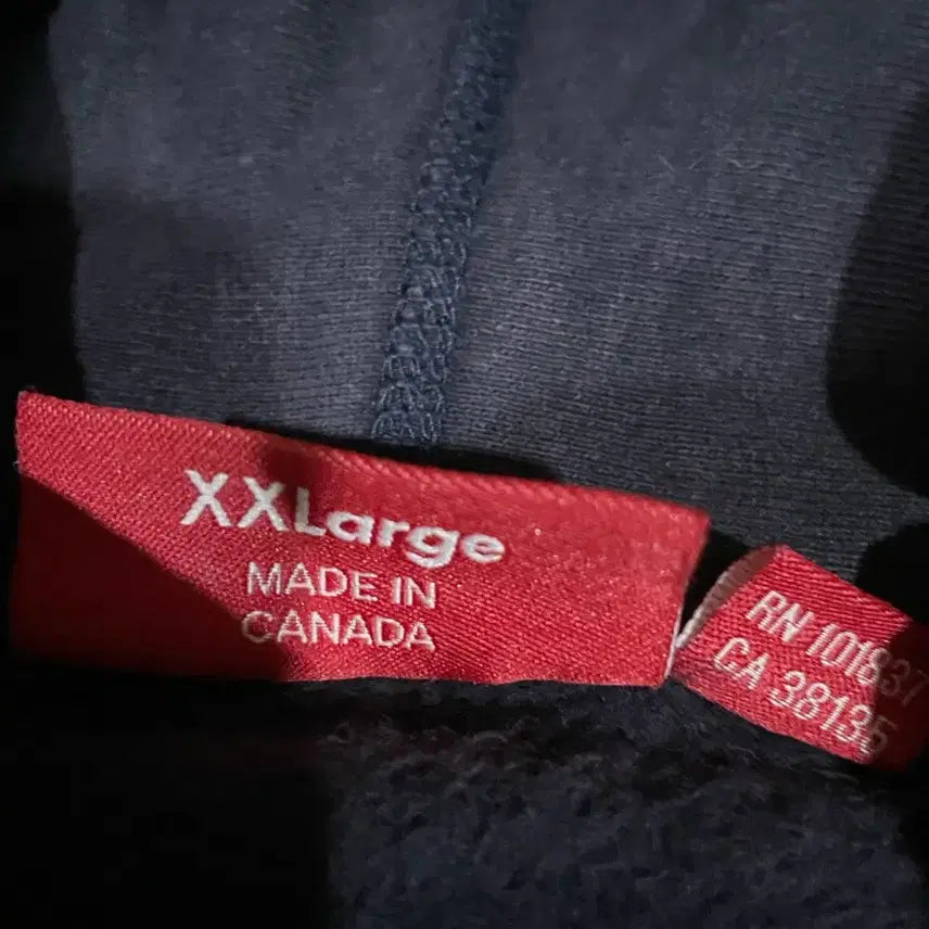 [BUNJANG] XXL Supreme Pearl Logo Hoodie Navy / [XXL] 21FW 슈프림 펄 로고 후드 스웨트셔츠 네이비