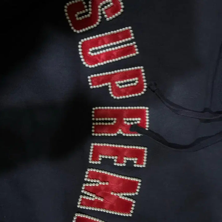 [BUNJANG] XXL Supreme Pearl Logo Hoodie Navy / [XXL] 21FW 슈프림 펄 로고 후드 스웨트셔츠 네이비