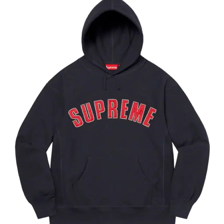 [BUNJANG] XXL Supreme Pearl Logo Hoodie Navy / [XXL] 21FW 슈프림 펄 로고 후드 스웨트셔츠 네이비