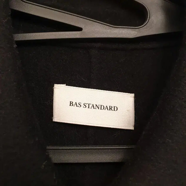 [BUNJANG] BAS STANDARD Black Balmacaan Cashmere Coat / BAS STANDARD 블랙 발마칸 캐시미어 코트(벨트있음)