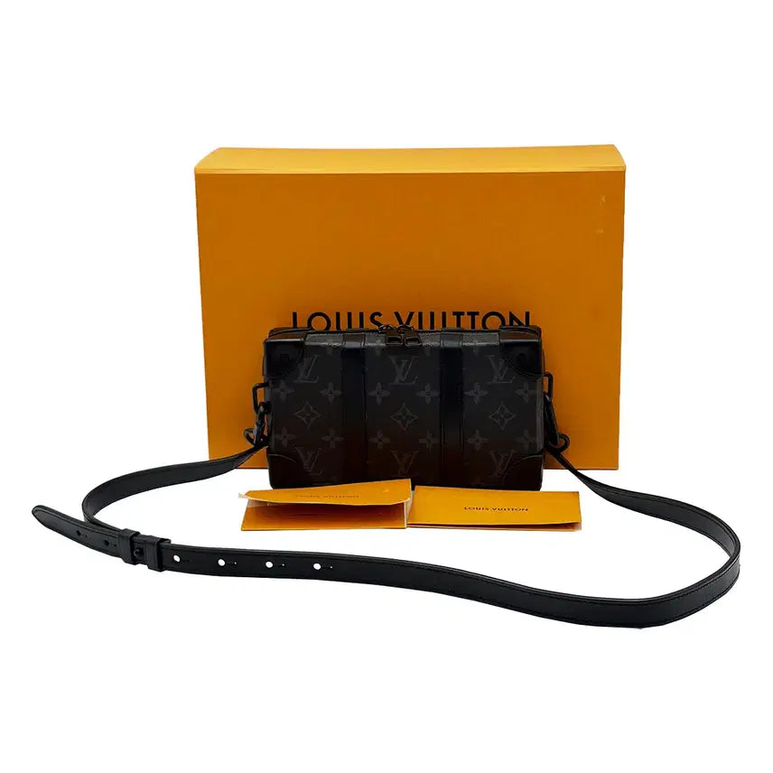 [BUNJANG] Louis Vuitton Monogram Eclipse Soft Trunk Wallet Crossbody Bag / 루이비통 M69838 모노그램 이클립스 소프트 트렁크 월릿 크로스백