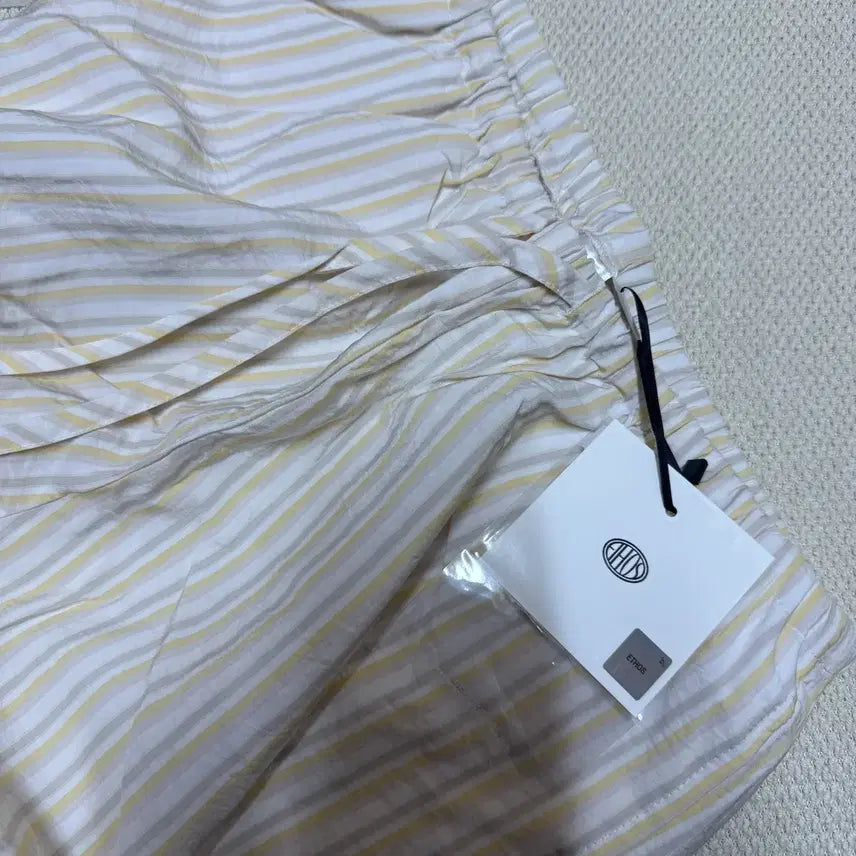 [BUNJANG] Ethos Yellow Stripe Pajama Set / 에토스 스트라이프 파자마 셋트 (옐로우스트라이프)