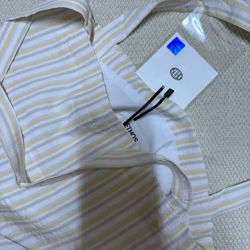 [BUNJANG] Ethos Yellow Stripe Pajama Set / 에토스 스트라이프 파자마 셋트 (옐로우스트라이프)