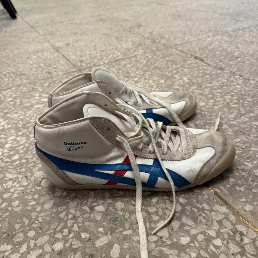 [BUNJANG] Onitsuka Tiger Mexico Mid Runner Cream Sneakers / 도쿄 오니츠카 타이거 멕시코 미드 러너 크림 280