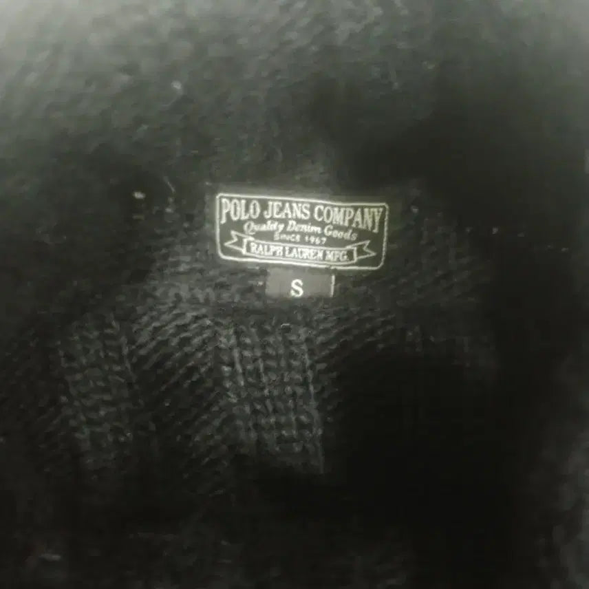 [BUNJANG] Polo Ralph Lauren Black/Red Pattern Turtleneck Knit Sweater Size S / 폴로 블랙/레드 패턴 터틀넥 니트 s