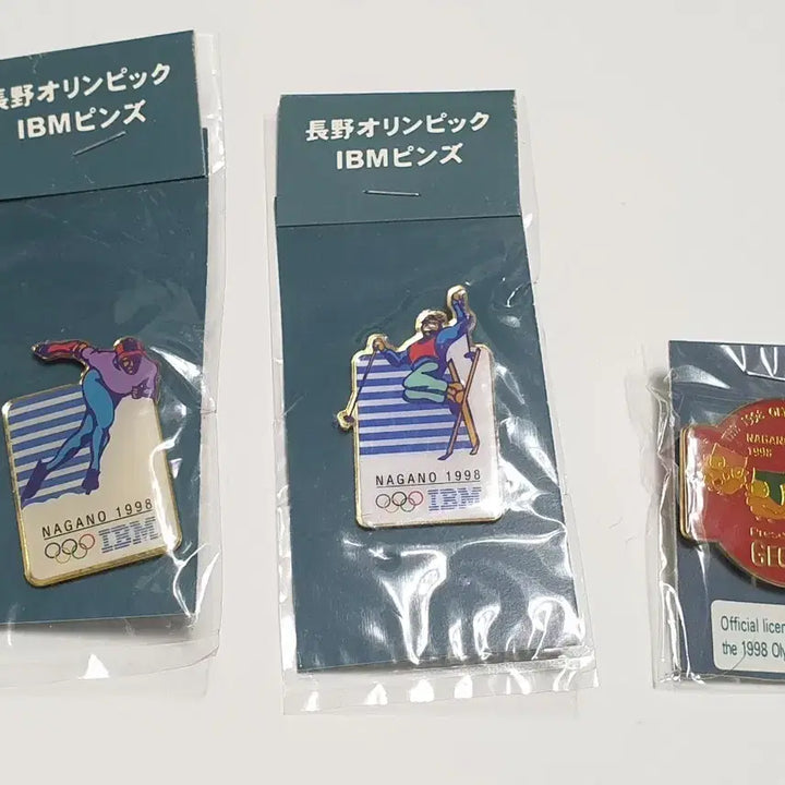 [BUNJANG] IBM Nagano Olympic Commemorative Pin Badge Set / 나가노 올림픽 기념 핀뱃지 세트