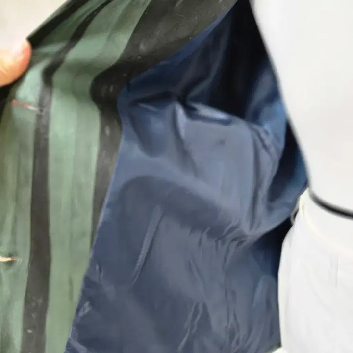 [BUNJANG] Pulip Natural Dye Short Trench Jacket / 천연염색 먹염 + 철매염 숏트렌치 자켓(새상품)