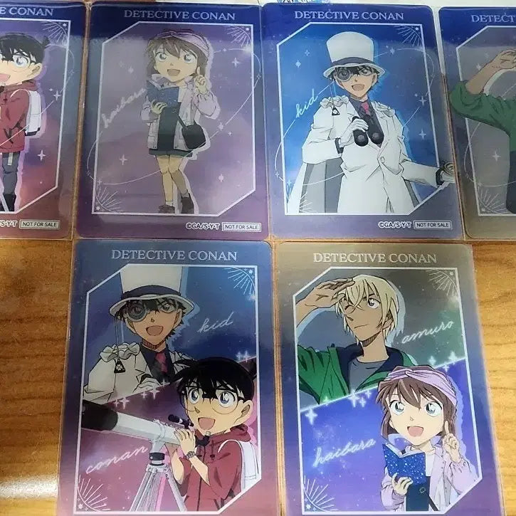 [BUNJANG] Detective Conan Character Card Bundle Set / 명탐정 코난 캐릭터 카드 6종 일괄