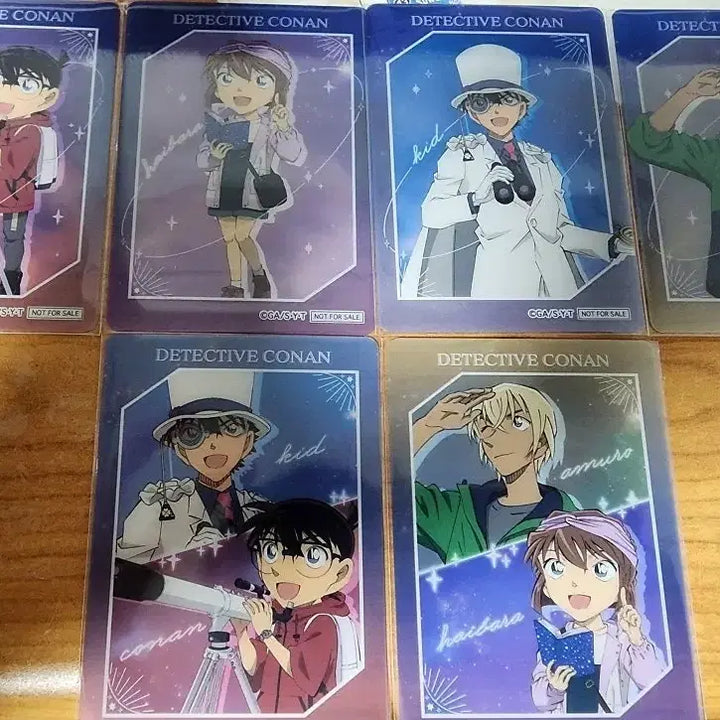 [BUNJANG] Detective Conan Character Card Bundle Set / 명탐정 코난 캐릭터 카드 6종 일괄