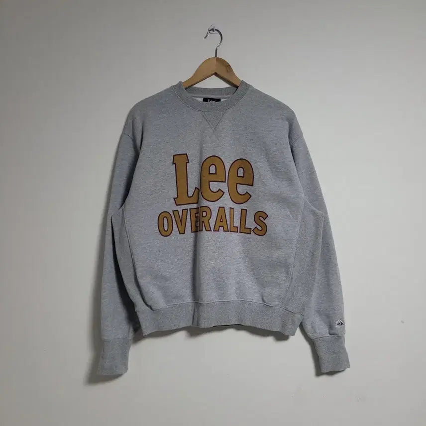 [BUNJANG] Lee OVERALLS Gray Sweatshirt / (M) Lee 리 OVERALLS 맨투맨 그레이