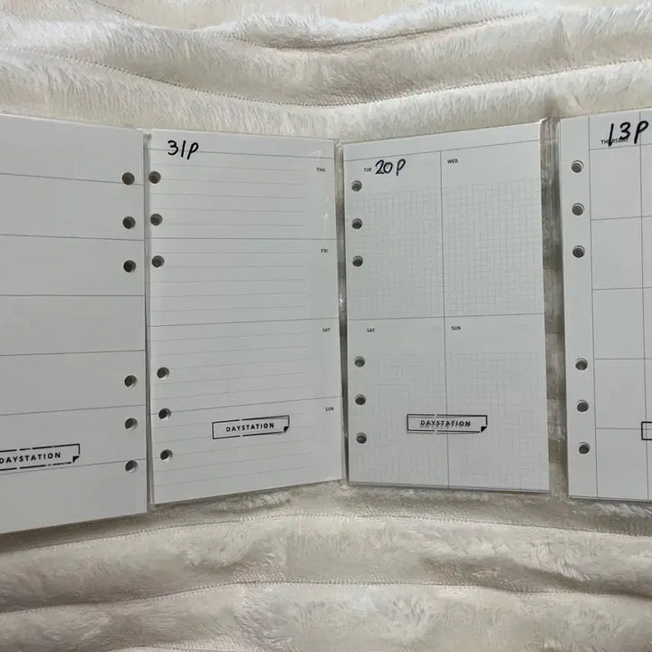 [BUNJANG] Daystation A6 Diary Inserts Set + Memo Pads Bundle / (일택포)데이스테이션 A6 다이어리 속지 세트+메모지 일괄