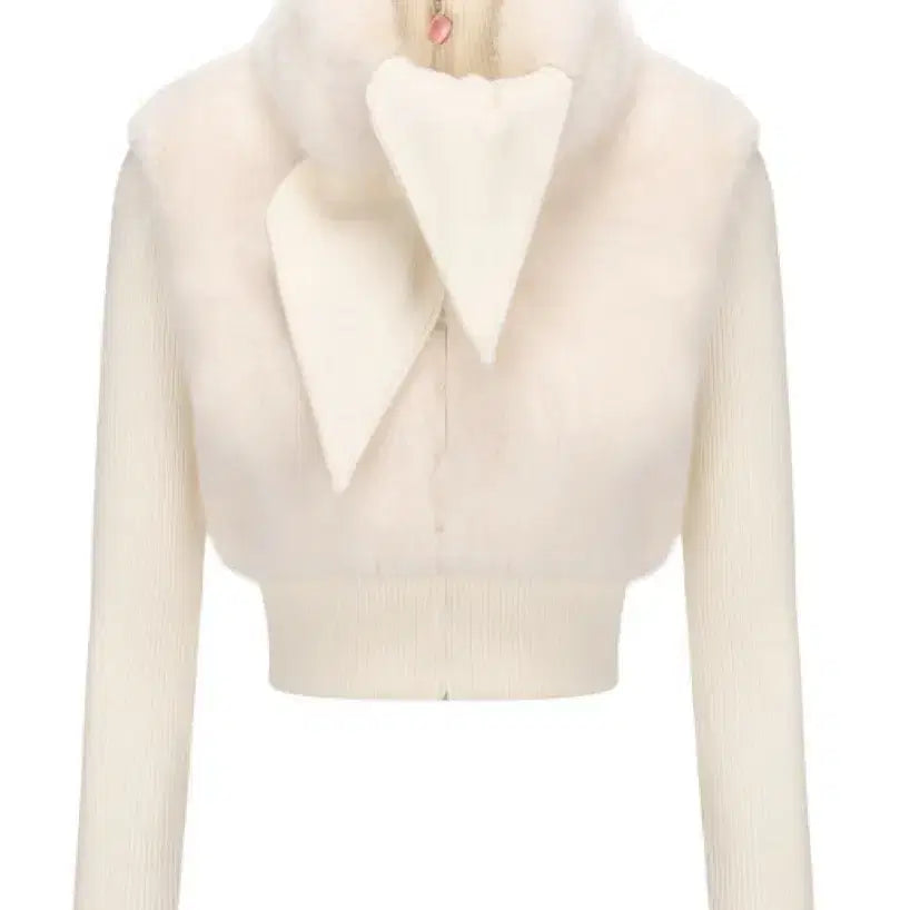 [BUNJANG] Nana Jacqueline Hailey Knit Jacket Cardigan White / 나나재클린 헤일리니트자켓가디건 화이트 -새상품,택포함-