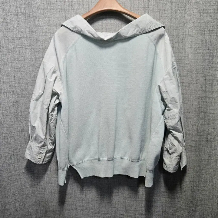 [BUNJANG] System Linen Light Blue Blouse / 시스템 린넨 라이트 블루  블라우스 80