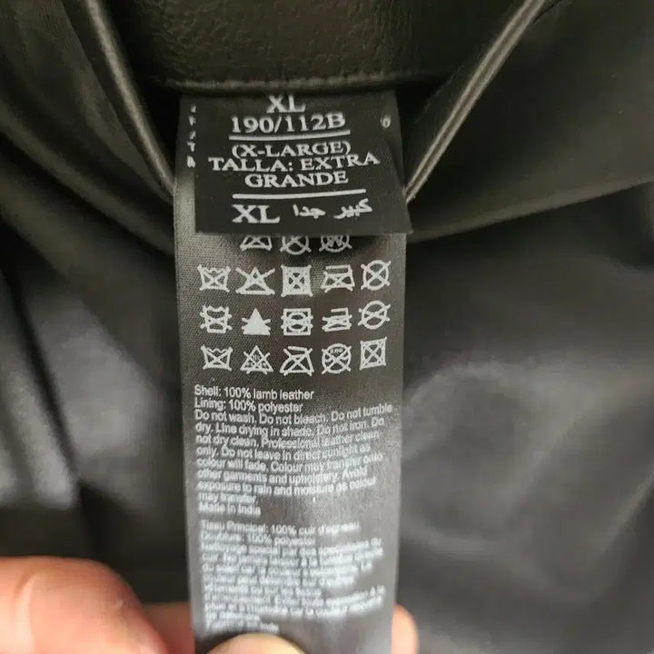 [BUNJANG] AllSaints Black Leather Rider Jacket XL / 올세인츠 블랙 가죽 라이더 자켓 XL 100-105사이즈