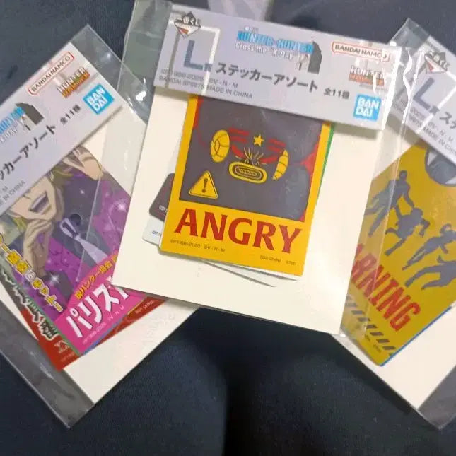 [BUNJANG] Hunter x Hunter Election Arc L Prize Sticker Set (3 Types, Bundle) / 헌터헌터 쿠지 선거편 L상 스티커 3종 일괄