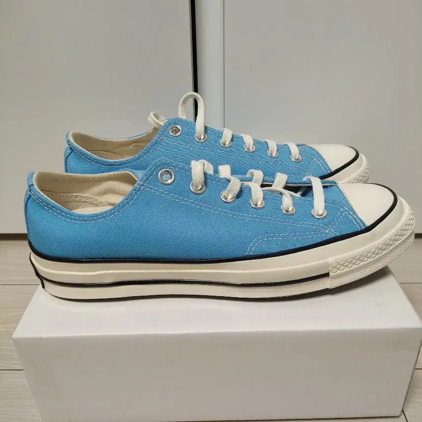 [BUNJANG] Converse Chuck 70 Low University Blue Sneakers / 새상품 컨버스 로우 260