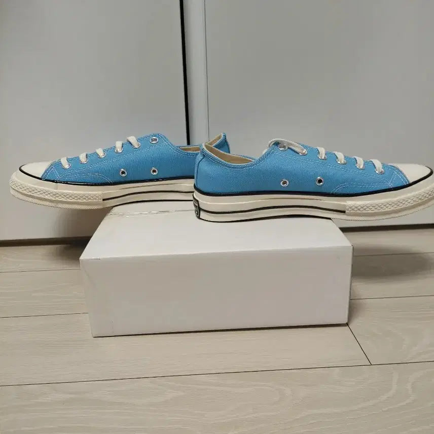 [BUNJANG] Converse Chuck 70 Low University Blue Sneakers / 새상품 컨버스 로우 260