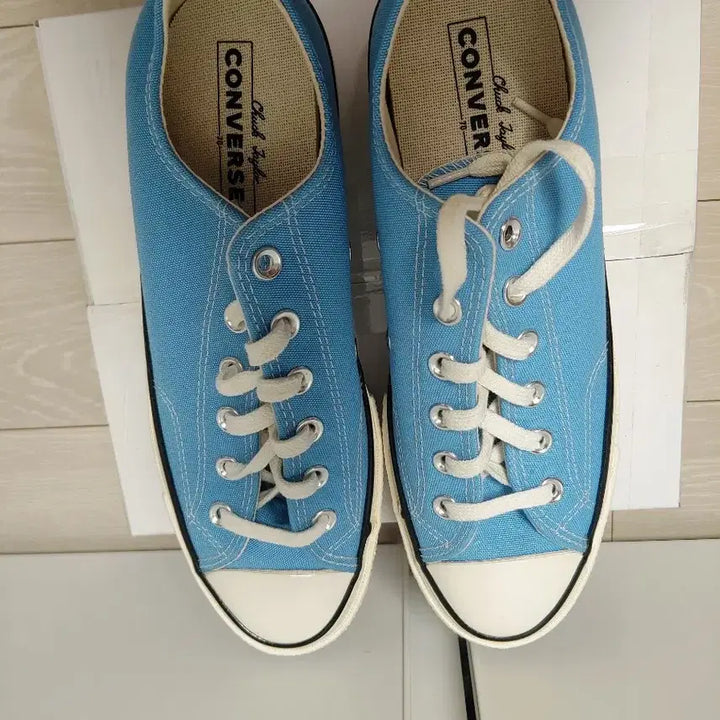 [BUNJANG] Converse Chuck 70 Low University Blue Sneakers / 새상품 컨버스 로우 260