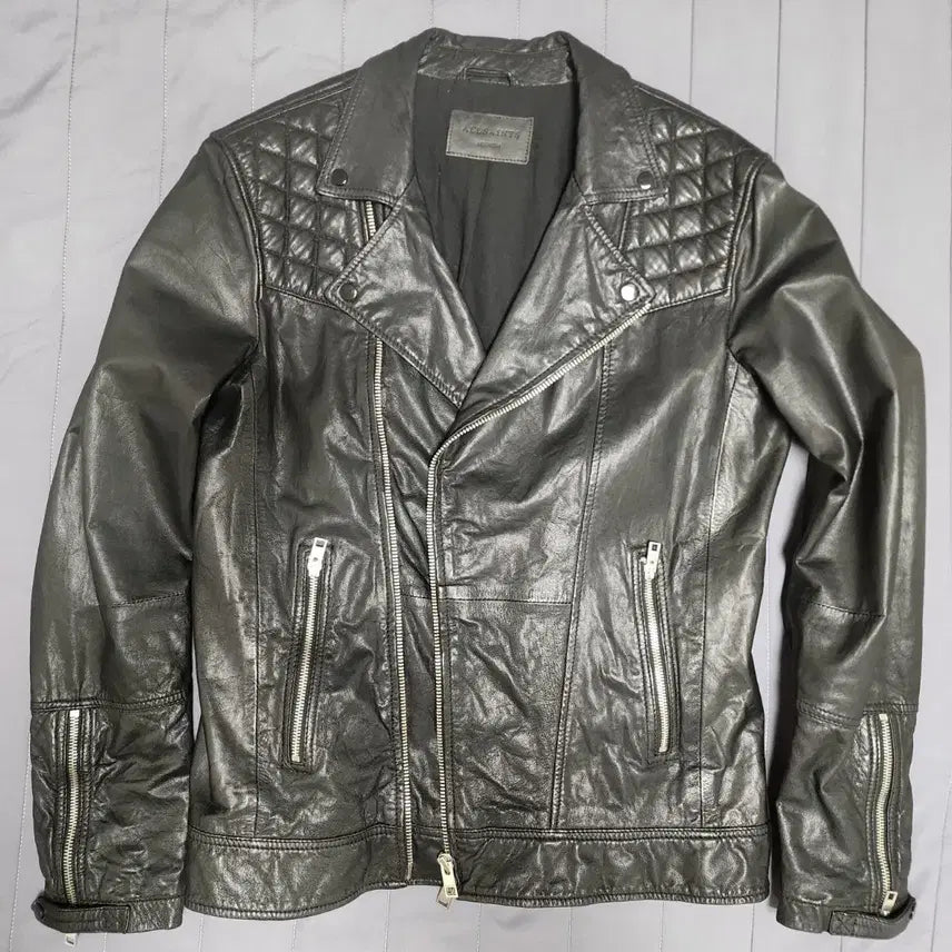 [BUNJANG] AllSaints Black Leather Rider Jacket M / 올세인츠 블랙 가죽 라이더 자켓 M사시즈 95-100사이즈