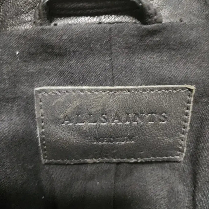 [BUNJANG] AllSaints Black Leather Rider Jacket M / 올세인츠 블랙 가죽 라이더 자켓 M사시즈 95-100사이즈