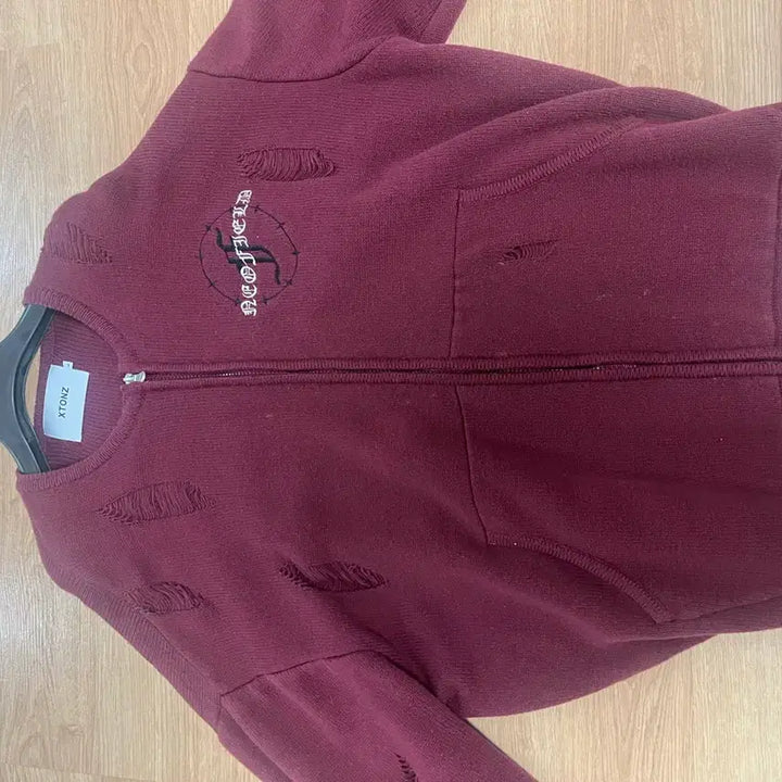 [BUNJANG] XTONZ Songfield Collaboration Knit Zip-up / 엑스톤즈 니트 집업(송필드콜라보)