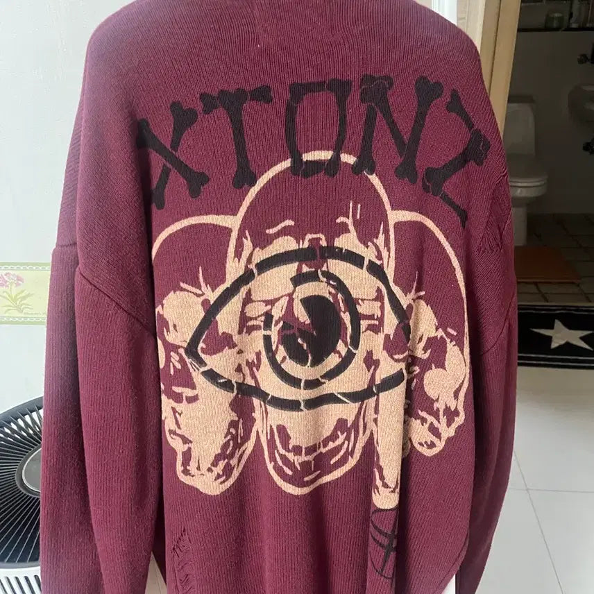 [BUNJANG] XTONZ Songfield Collaboration Knit Zip-up / 엑스톤즈 니트 집업(송필드콜라보)