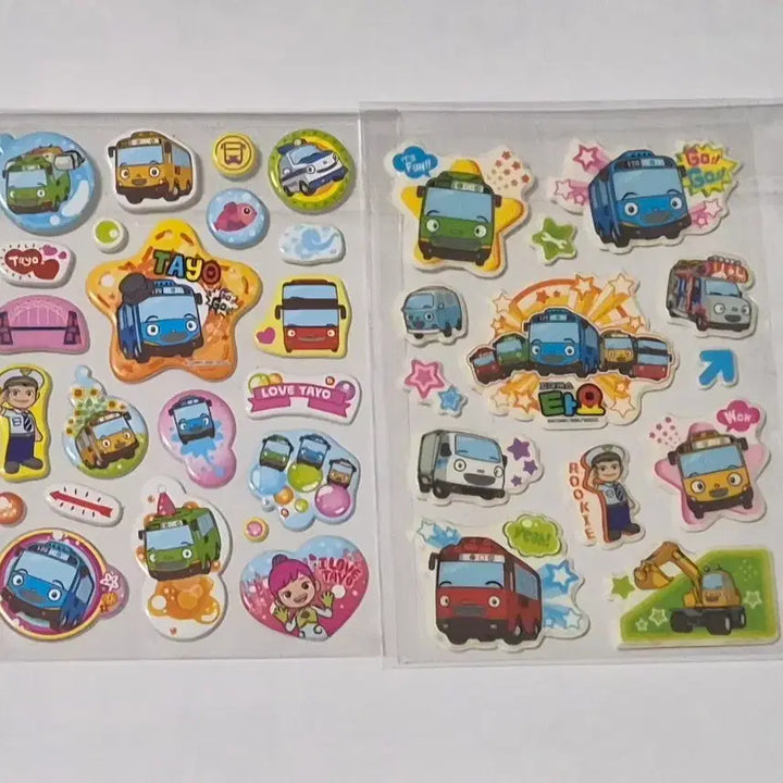 [BUNJANG] Tayo Classic Sticker Bundle Set / 일괄)고전문구 타요 스티커
