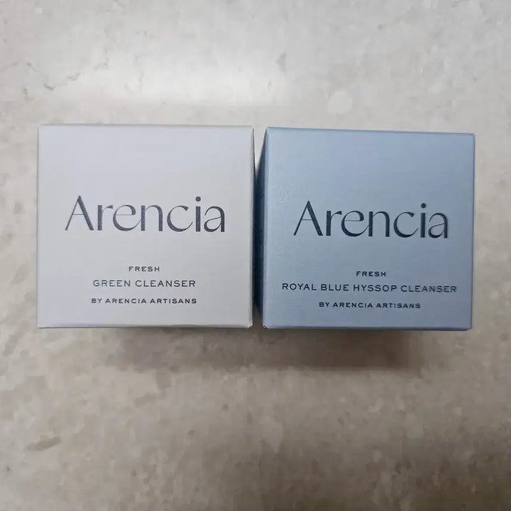[BUNJANG] ARENCIA Fresh Green/Royal Blue Hyssop Cleanser / 아렌시아 프레시 그린 클렌저/로얄블루 히솝 클렌저 새제품