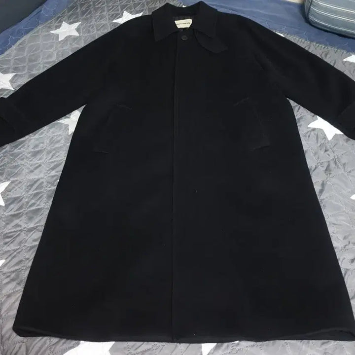 [BUNJANG] Insilence Mapel Cashmere Balmacaan Coat Black (M) / 인사일런스 마펠 캐시미어 발마칸 코트 블랙 (M)