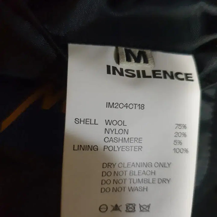 [BUNJANG] Insilence Mapel Cashmere Balmacaan Coat Black (M) / 인사일런스 마펠 캐시미어 발마칸 코트 블랙 (M)