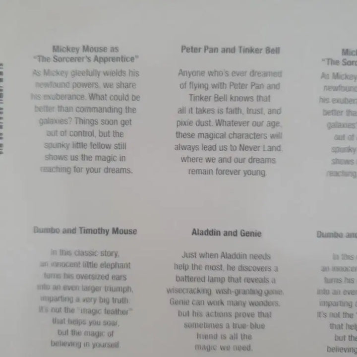 [BUNJANG] Disney US Postage Stamp Sheet / 미국 디즈니 미사용 우표 전지