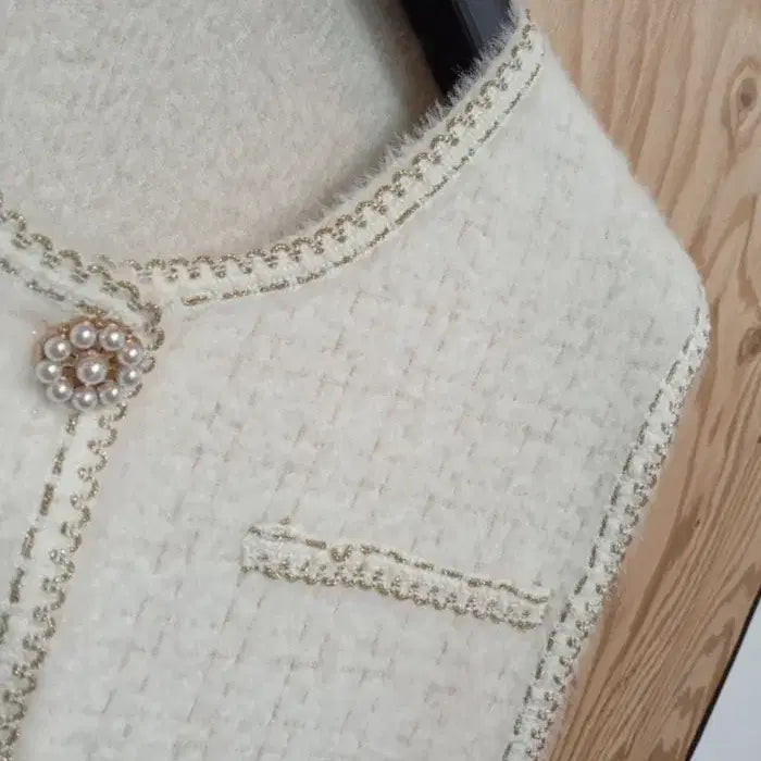 [BUNJANG] The Izzat Tweed Vest / 더아이잗 트위드 베스트