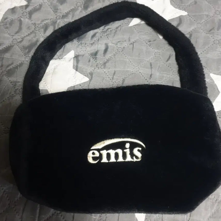 [BUNJANG] EMIS Faux Fur Cylinder Bag Black / 이미스 퍼 실린더 백 블랙