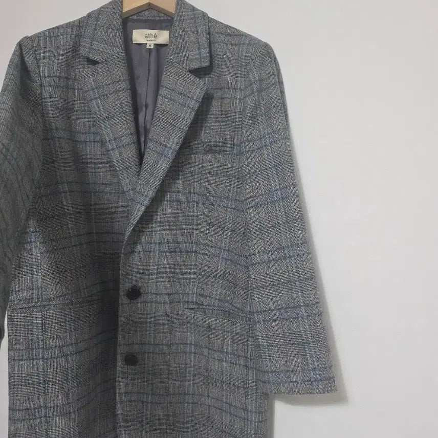 [SOLD OUT] 아떼 바네사브루노 울 체크 재킷 36(55) 간절기