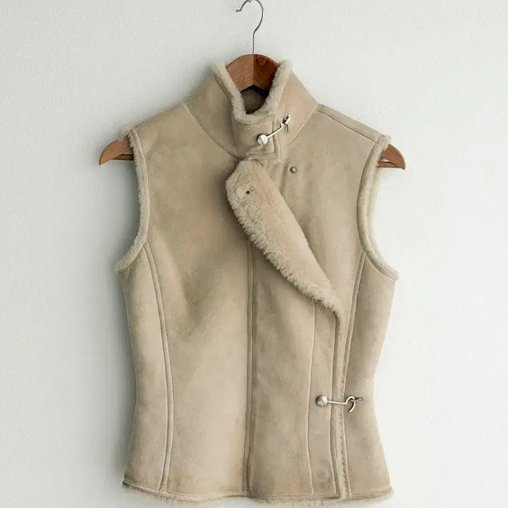 [BUNJANG] Hermes Suede Mouton Vest / 에르메스 무스탕 베스트