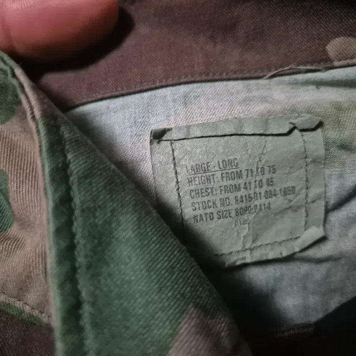 [BUNJANG] US Military Woodland Camo Top 110 Size / 미군 우드랜드 상의 110 사이즈 패치 세팅