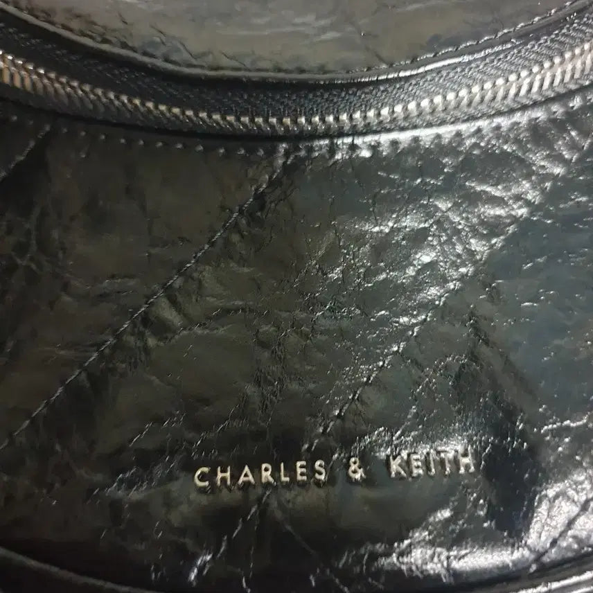 [BUNJANG] Charles & Keith Han So Hee Philomena Crinkle Effect Crossbody Bag / (한소희 PICK)찰스앤키스 필로미나 크링클 이펙트 크로스백