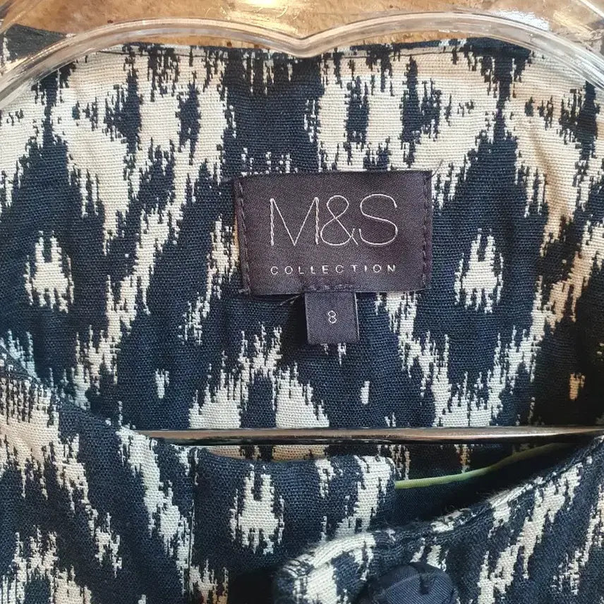 [BUNJANG] M&S Patterned Coat / M&S 패턴 코트