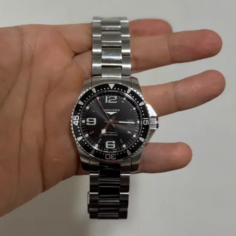 [BUNJANG] Longines HydroConquest Black Automatic 41mm Watch / 론진 하이드로 콘퀘스트 블랙 오토 41mm 팝니다! 마지막 세일 !!