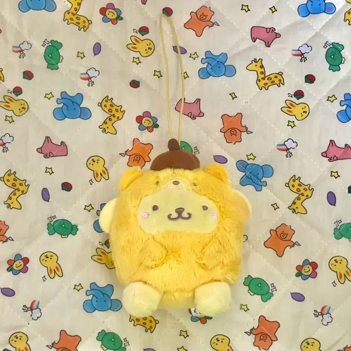 [BUNJANG] Sanrio Pompompurin Plush Keyring / 일본 산리오 폼폼푸린 인형 키링