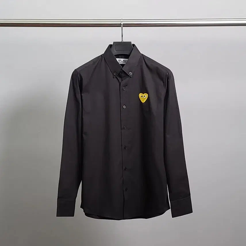 [BUNJANG] Comme des Garcons Gold Emblem Oxford Shirt / 꼼데가르송 골드와펜 옥스포드 셔츠