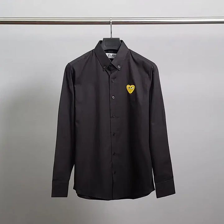 [BUNJANG] Comme des Garcons Gold Emblem Oxford Shirt / 꼼데가르송 골드와펜 옥스포드 셔츠
