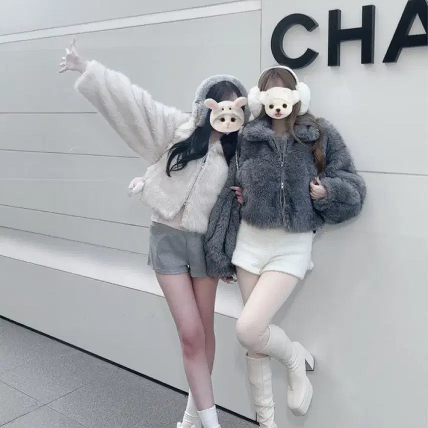 [BUNJANG] GRL Lame Shaggy Shorts / 그레일grl 라메샤기반바지/양지뢰양산형지뢰계스나계잉그니미셸에블린다리치