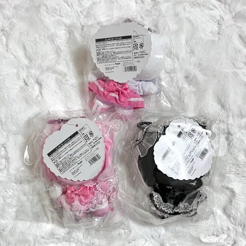 [BUNJANG] Hello Kitty Lovely Frill Series Mascot Doll Keyring / 일괄.정품미개봉)헬로키티 러블리 프릴 시리즈 마스코트 인형키링로리타메이드