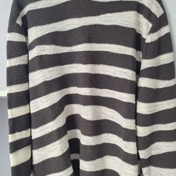 [BUNJANG] System Homme Striped Spring/Summer Knit / 시스템옴므 스트라이프 봄여름니트