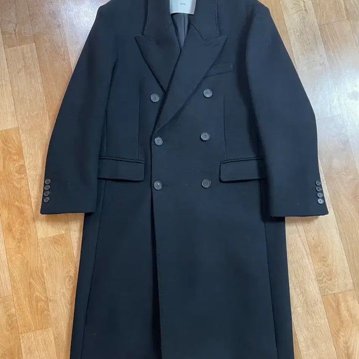 [BUNJANG] Dunst Double Breasted Coat - Black XL / (급처)던스트 코트 블랙 더블브레스티드 XL