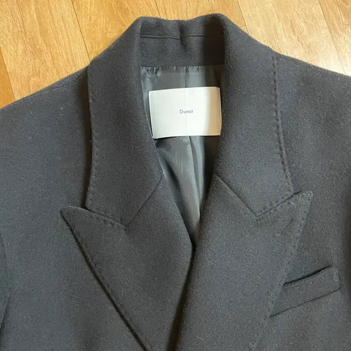 [BUNJANG] Dunst Double Breasted Coat - Black XL / (급처)던스트 코트 블랙 더블브레스티드 XL